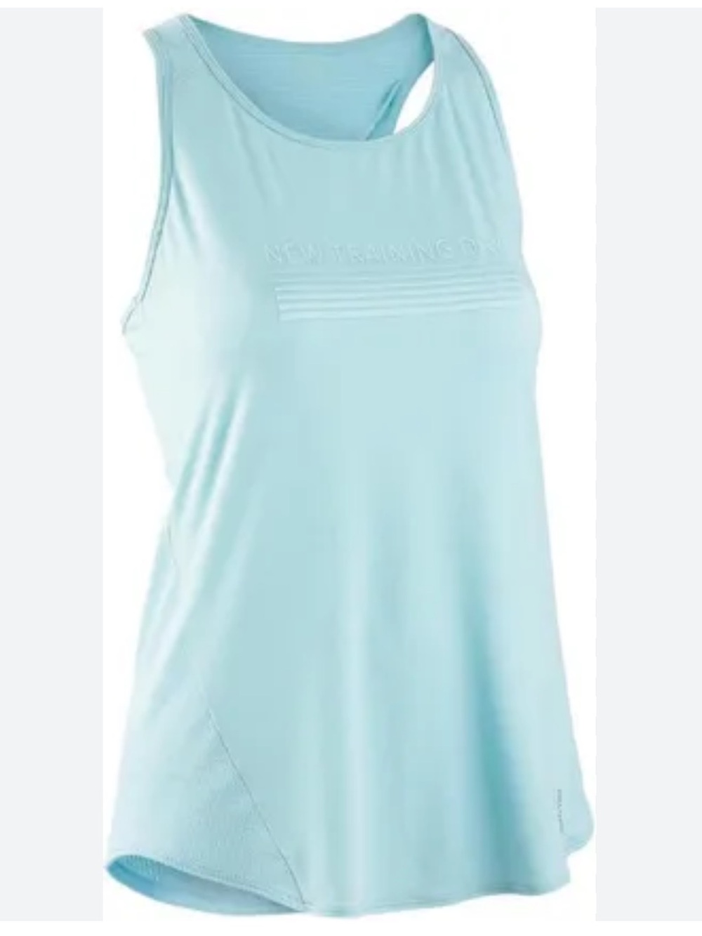 Domyos Sleeveless Training Tank Top Aqua Blue Green